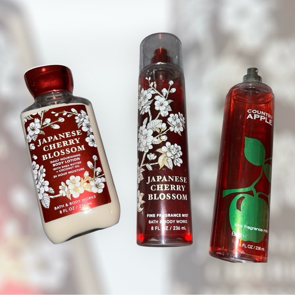 3 Bath and Body Works Brand Fragrant Items